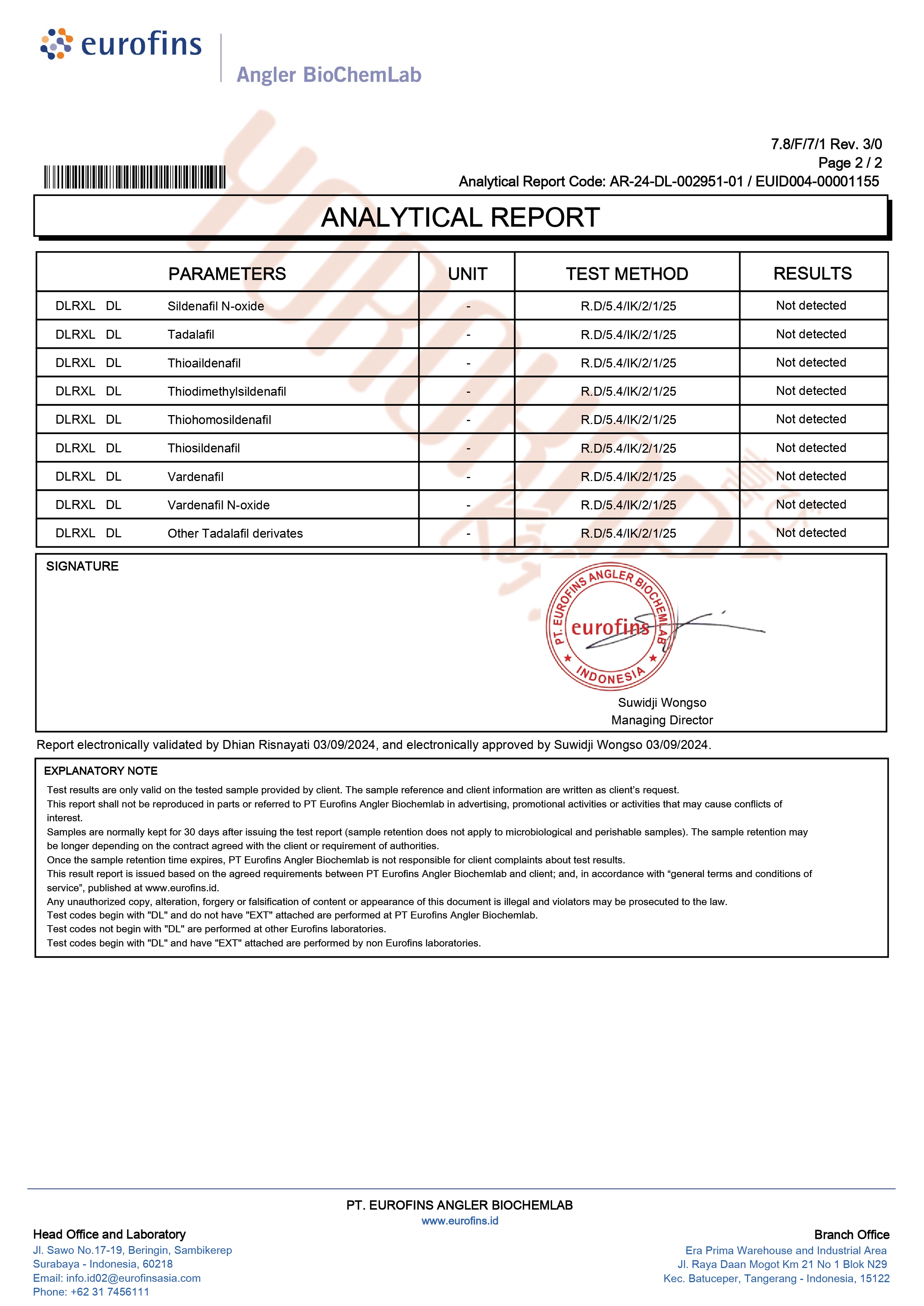 Sertifikat Bebas BKO 2